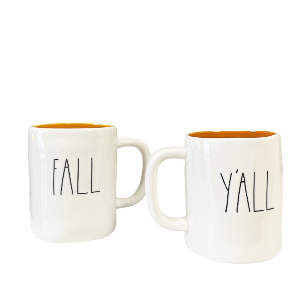 NEW Rae Dunn FALL Y’ALL Double Sided Mug 🍁🍁🍁